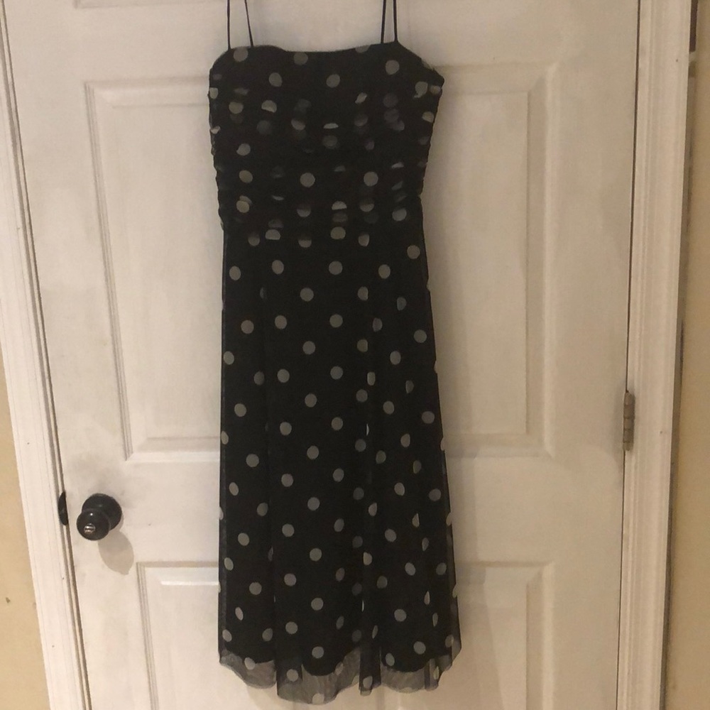 Eliza J polka dot dress